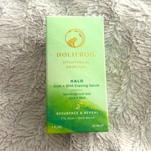 HOLIFROG . HALO. AHA + BHA EVENING SERUM.